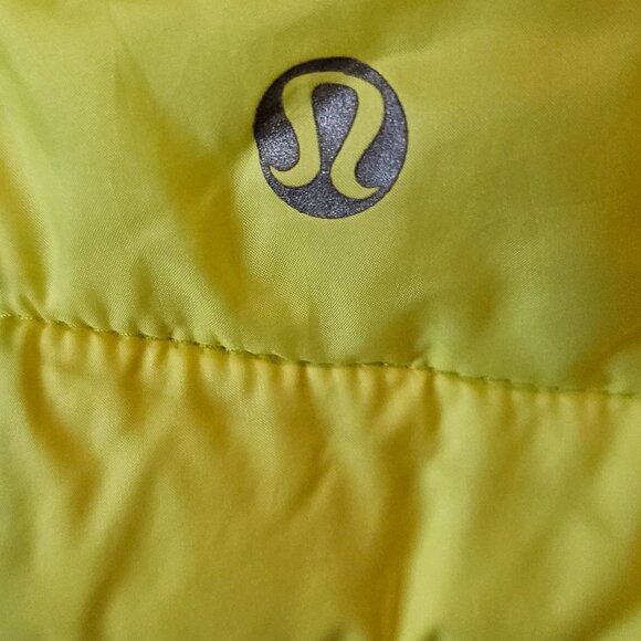 Lululemon Athletica Jacket Yellow What The Fluff 1/2 zip Pullover - Picture 6 of 8